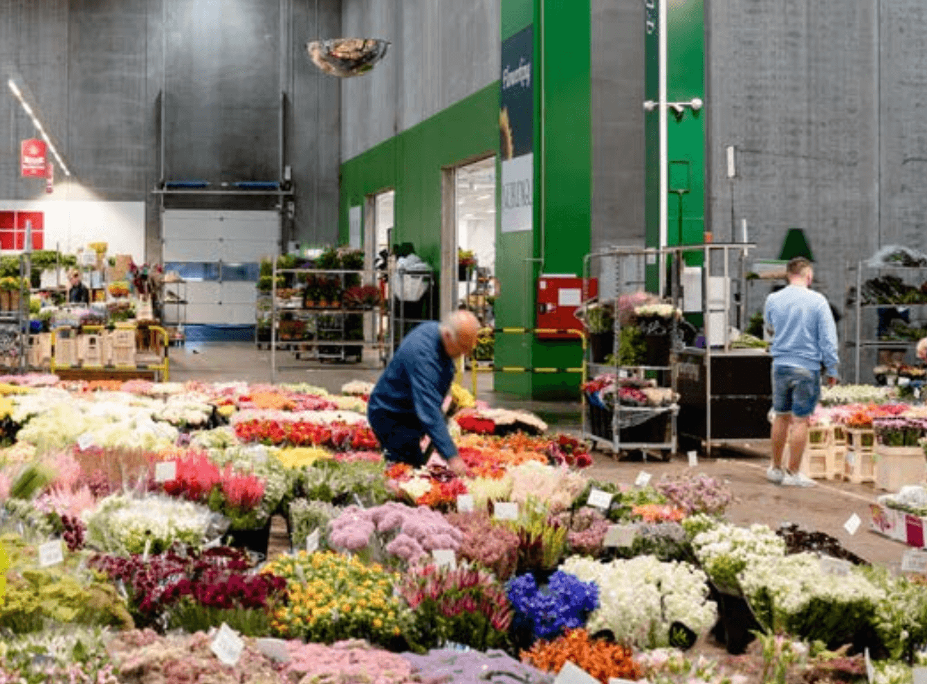 Blomsterhandel på Copenhagen Markets